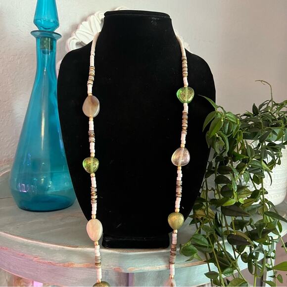 Chico’s Beaded Long Necklace - Picture 2 of 8
